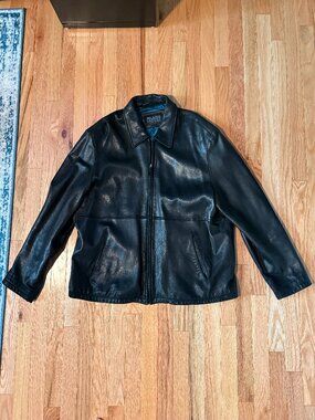 Wilson Leathers Black Leather Jacket